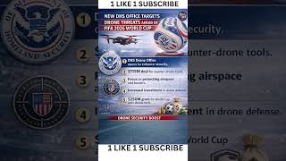DHS Drone Security Strategy for FIFA 2026 | $115M Counter‑Drone Tools & $250M Grant Boost