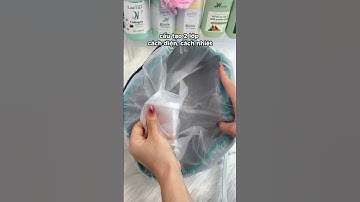 Gợi ý cho mẹ bỉm sữa, dùng mũ ủ tóc QH Lactus, giảm rụng tóc rõ rệt #qhlactus #reviewlamdep #muutoc