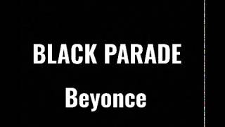 Beyonce - Black Parade (lyrics video)