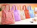 How to Make a Puffy Tote Bag | Simple Sewing Tutorial