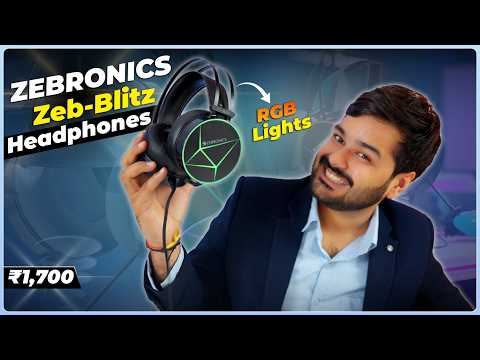 Zebronics Zeb-blitz Review 🔥 Budget Gaming Headphones With Rgb & Dolby Atmos!