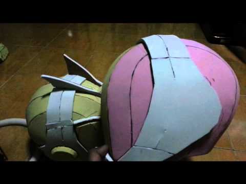 How to make kamen rider wizard from base helmet - YouTube