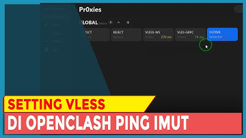 SETTING VLESS DI OPENCLASH AGAR PING IMUT