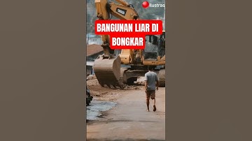 Normalisasi bantaran kali #trending #excavator #kdm #kangdedimulyadi #shortvideo #ai #animation