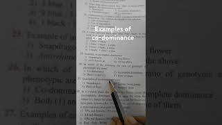 Daily Dose of biology forNEETaspirants#bio mcq#co-dominance#tetbio#tgt&amp;pgtbio#biopgentrance#genetics
