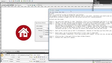Dreamweaver - Pop Up Window