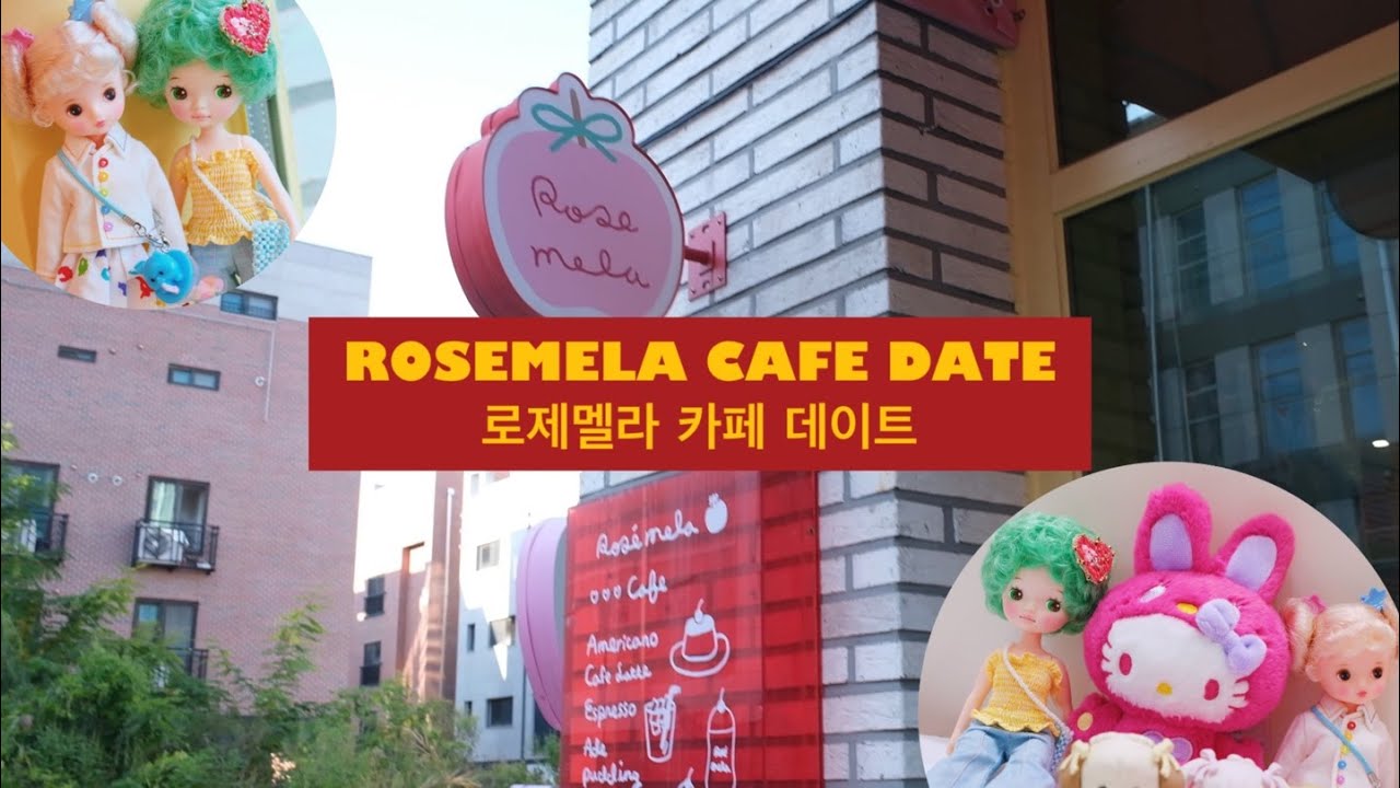 ☕ 인형천국! 로제멜라 인형카페 데이트 | Rosemela Cafe Date
