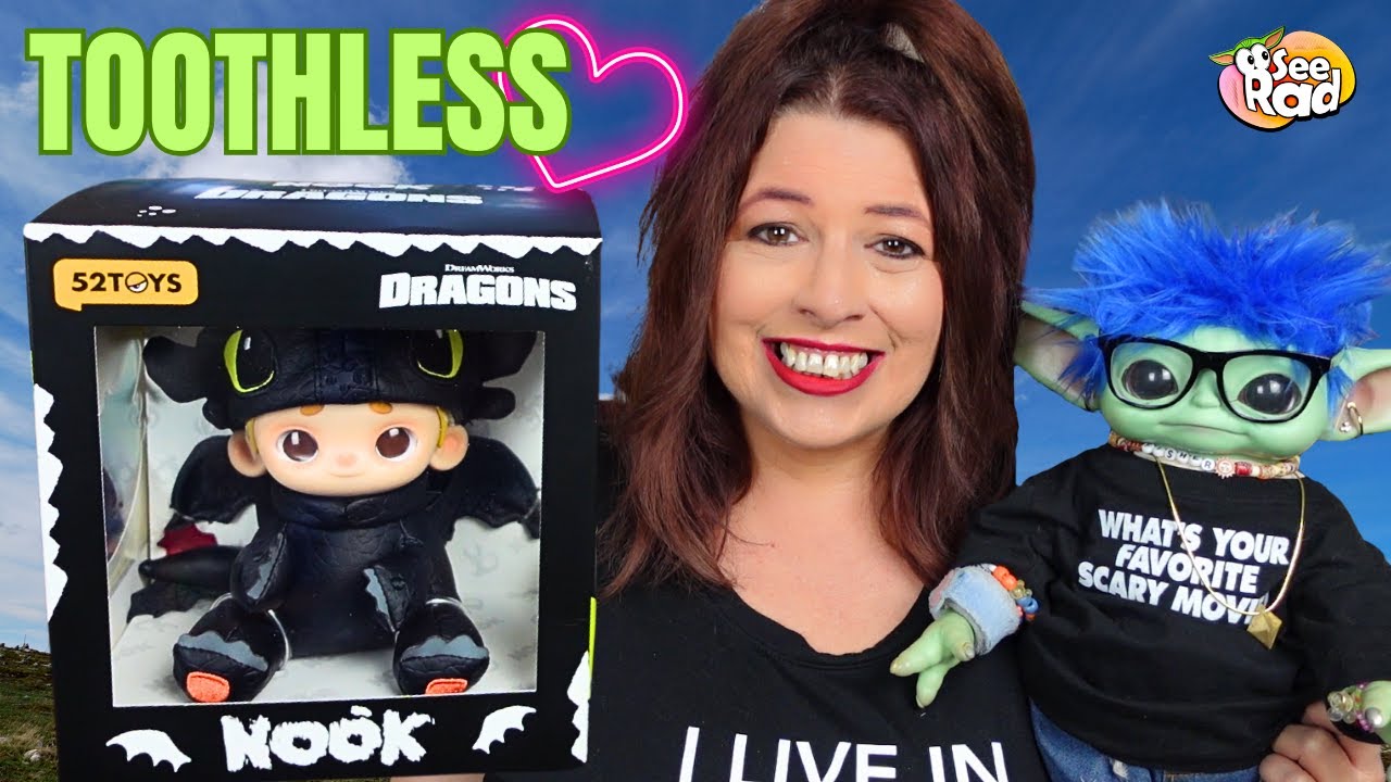 52Toys Nook Limited Edition Toothless Plush Pendant Unboxed - YouTube