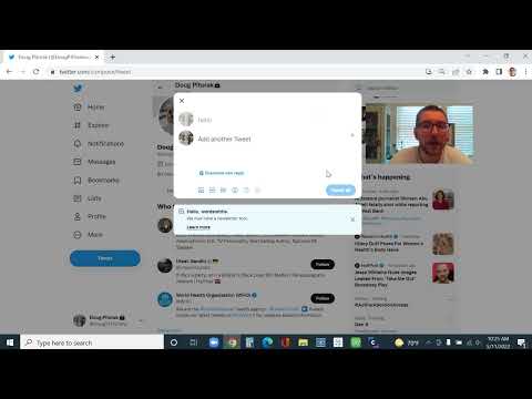 How to create a Twitter thread in preview mode