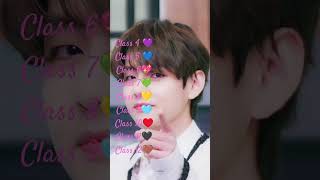 BTS 💜😎🤌members choose one class ☺️☺️☺️🫰🫰🫰🤌🥰