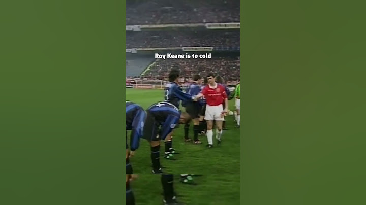 Roy Keane is to cold 🥶🤝