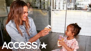 Chrissy Teigen Hilariously Negotiates With Daughter Luna In 'Candy Court' Session! | Access