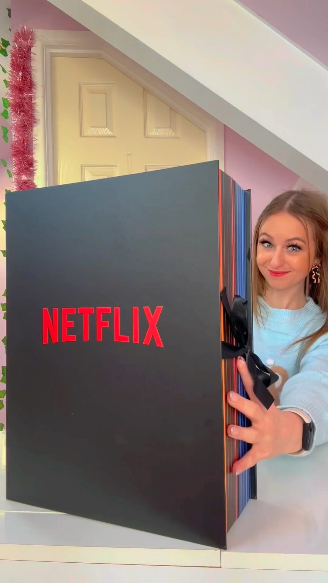 [ASMR] UNBOXING THE *WORLDS BIGGEST* NETFLIX ADVENT CALENDAR 2024!!???⁉️ (BOXES 9-16!!?) #Shorts