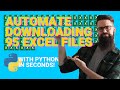 Python automation downloading 95 excel files in seconds