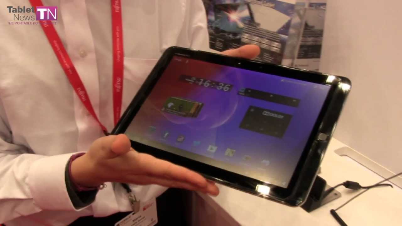Fujitsu ARROWS Tab Hands On Preview MWC 2013 - Tablet-News.com