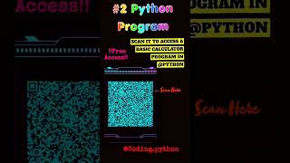 #2 Program-Python |   Basic Calculator program | If.... Elif.... Else Statement | @Coding.python