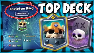 BEST SKELETON KING GRAVEYARD deck in Clash Royale