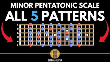 The Five Positions of the Minor Pentatonic Scale for Guitar - The EASY way