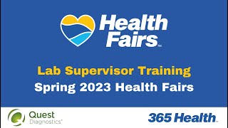 Lab Supervisor Training Webinar
