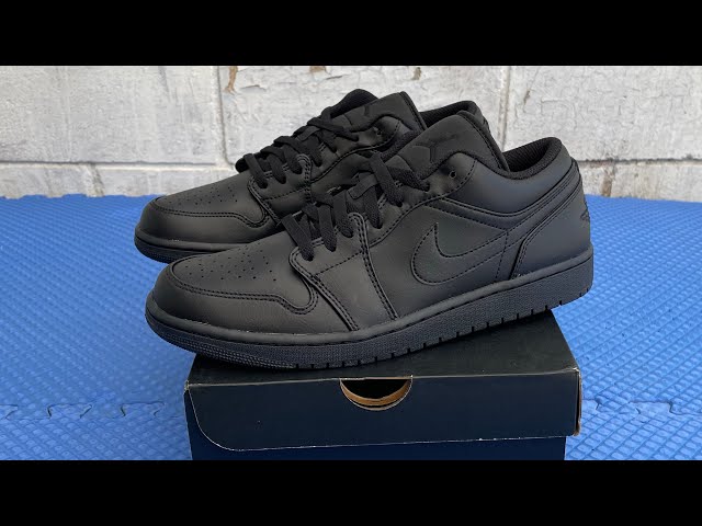 AIR JORDAN RETRO 1 “TRIPLE BLACK” 2022 RELEASE #nike #jordan
