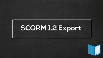 SCORM 1.2 Export with MEF