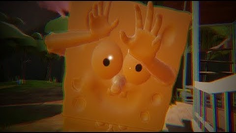 Paint SPONGEBOB SQUAREPANTS for HALLOWEEN - Hello Neighbor Mod