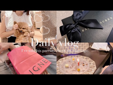 vlog I 彼の両親に婚約報告。御殿場アウトレット、サプライズバースデー