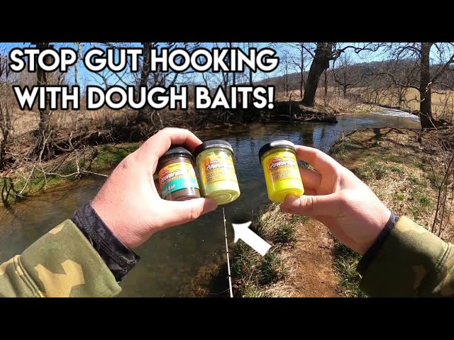 Reduce GUT HOOKING by 99% while TROUT FISHING Dough Baits