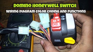 DOMINO HONEYWELL SWITCH | WIRING DIAGRAM | COLOR CODING AND FUNCTIONS @rdworksideas