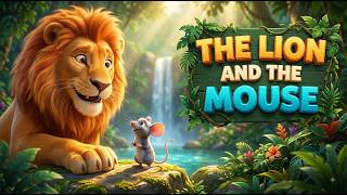 The Lion and the Mouse 🦁🐭 | Moral Story for Kids | Aesop’s Fables