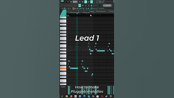 How to make new Pluggnb melodies #flstudio #pluggnb #musicproducer #tutorial #Plugnb #Newjazz #loops