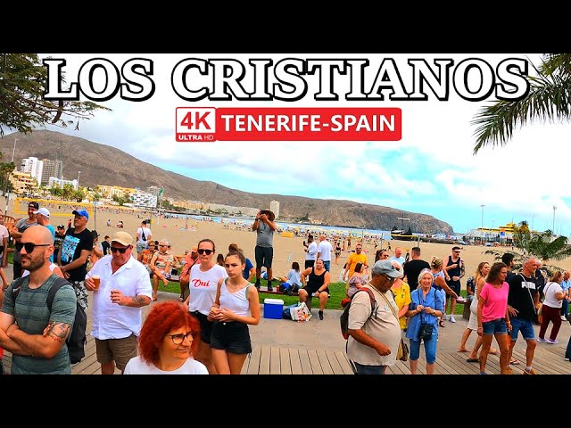 TENERIFE - LOS CRISTIANOS | Beer Festival 🍻 4K Walk ● April 2024 class=