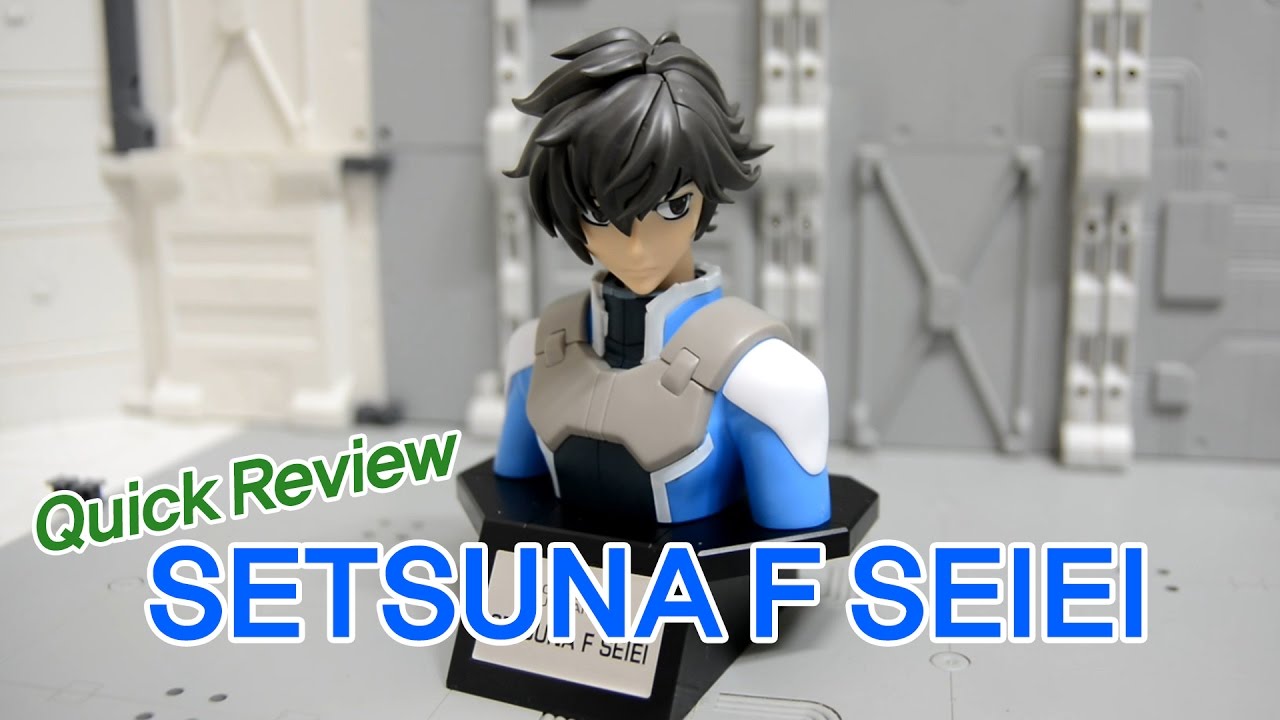 Quick Review 피규어 라이즈 버스트 세츠나 F 세이에이 Figure Rise Bust Setsuna F Seiei Youtube