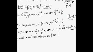 Extremos relativos de de una función de varias variables 1