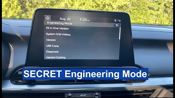 Hidden ENGINEERING MODE Menu Kia Infotainment