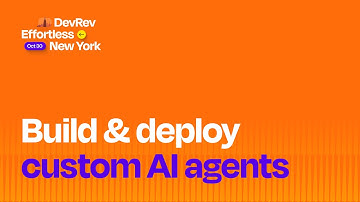 Build & deploy custom AI agents