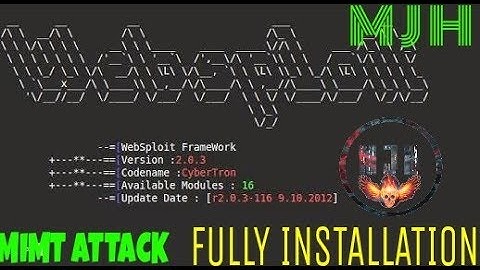 How to install websploit tool in termux for mimt attack...