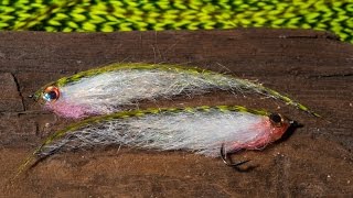 Saltwater Bass Minnow Baitfish Streamer Fly TyingTutorial