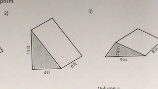 Volume of Triangular Prism Notes 1
