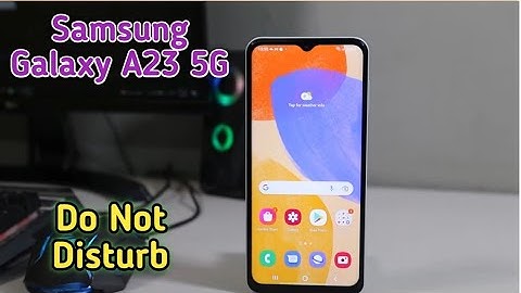 How To Enable Do Not Disturb Setting In Samsung Galaxy A23 5G,Dnd Setting Kaise Enable