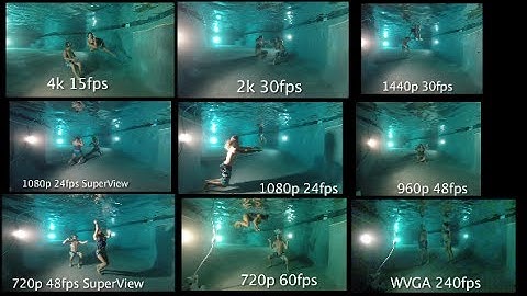 GoPro Hero3+ Black Low Light Underwater Test - Resolutions With Lowest FPS - GoPro Tip #260