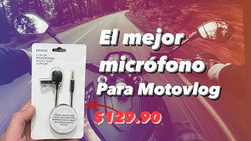 Micrófono para Motovlog Bueno, Bonito y Barato - Motovlog #1