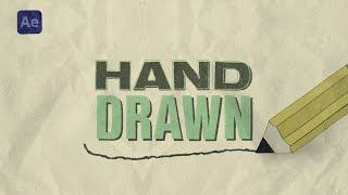 How To Create Hand Drawn Text Effects In After Effects