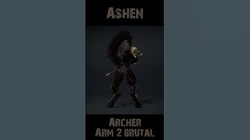 Ashen Archer Arm2 Brutal 360 #character #rogerkint #3d #animation #gaming #unity #unreal #ashen