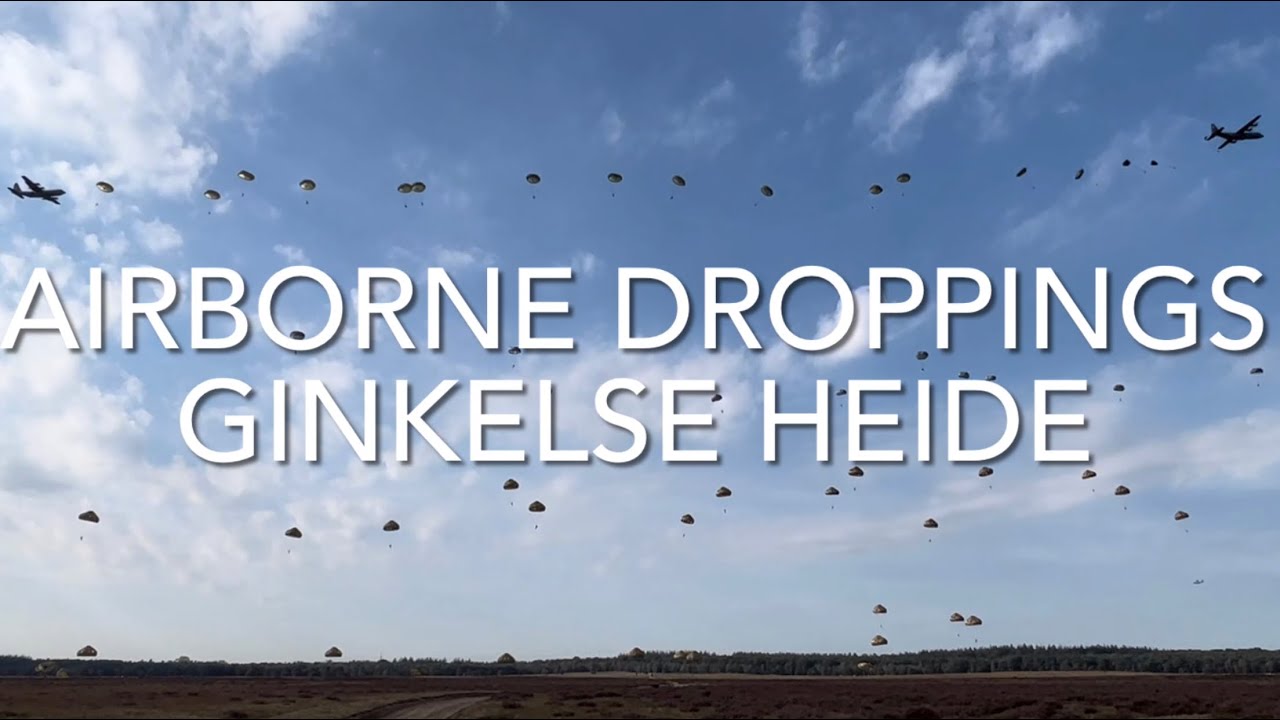 Airborne Droppings, Ginkelse Heide, the Netherlands/Holland, Saturday September 16, 2023