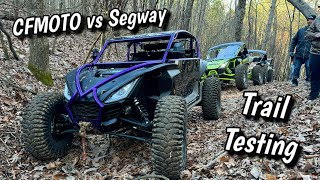 Segway Villains on 35s & CFMOTO ZFORCE on 32s Attempt N.W. Alabama Mountain Ride Park