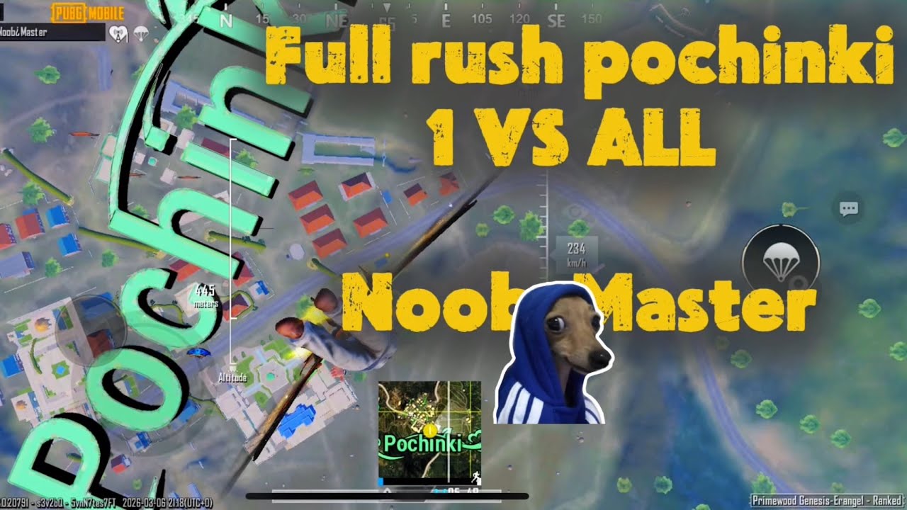 1 vs 20 in pochinki | fastest player Noob Master | PUBG MOBILE