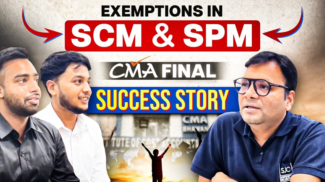 How to Score Exemptions in CMA Final SCM and SPMBV ? - YouTube