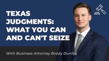 Which Assets Are Exempt from Judgment Creditors in Texas?