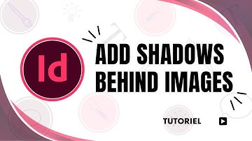 How can i add shadows behind images in indesign